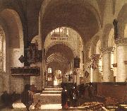 Emmanuel de Witte Interior of a Church Sweden oil painting reproduction